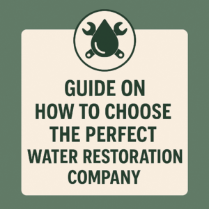 water restoration guide